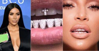 Ким Кардашьян похвасталась бриллиантовыми зубами - leprechaun.land
