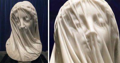 Эти невероятные скульптуры из мрамора 19 века создают иллюзию прозрачной вуали - leprechaun.land - Канада - Италия - Рим