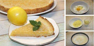 Открытый лимонный пирог на песочном тесте: пошаговый фото рецепт - leprechaun.land