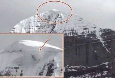 В Тибете на горе Кайлас ученые заметили внеземной портал инопланетян - leprechaun.land