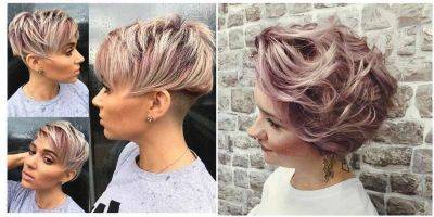 Нежно-розовые короткие волосы в стиле тамблер: 13 ярких идей - leprechaun.land