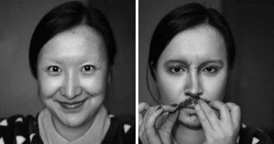 Эта художница из Китая показала, как за 10 шагов с помощью макияжа стать копией Джонни Деппа - leprechaun.land - Китай