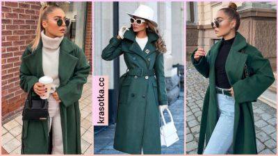 13 примеров как носить зеленое пальто, чтобы выглядеть ярко и оригинально - krasotka.cc