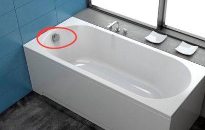 Зачем предназначена верхняя дыра в ванной? Немногие знают, что она там не просто так! - hochu.ua