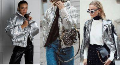 С чем носить серебристую куртку металлик: 13 интересных и модных идей - krasotka.cc