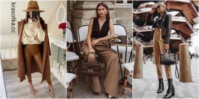 С чем носить коричневые брюки: 16 способов быть совершенной и модной леди - krasotka.cc