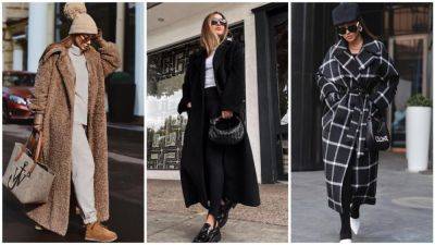 С чем носить длинное пальто: 13 эффектных и стильных примеров - krasotka.cc