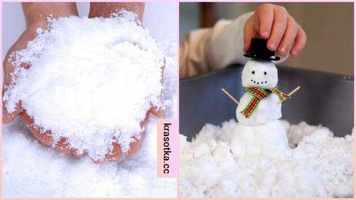 Как сделать снег: 6 интересных и простых рецептов для новогоднего декора - krasotka.cc