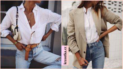 14 идей сочетания белой рубашки с джинсами, которые приведут тебя в восторг! - krasotka.cc