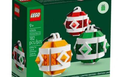 LEGO представил два набора новогодних игрушек: оцените эту красоту из конструктора! (ФОТО) - hochu.ua