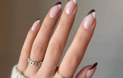 Коричневый френч — модный дизайн ногтей, который стоит попробовать этой осенью (ФОТО) - hochu.ua