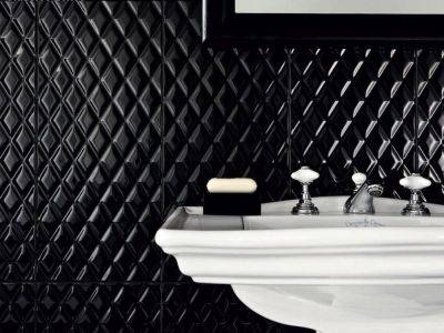 Ванные комнаты с черной плиткой: 10 красивых вариантов - clutch.net.ua