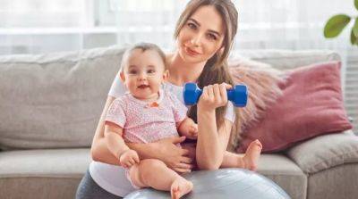 Как фитнес с ребёнком поможет похудеть после родов? - beauty-lady.com.ua