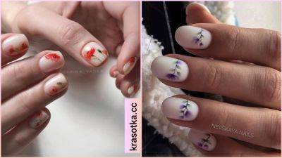Цветы на ногтях: 20 красивых идей для нежных дам - krasotka.cc