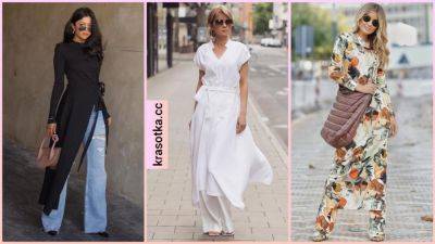 20 стильных примеров как лучше носить платье с брюками и джинсами - krasotka.cc