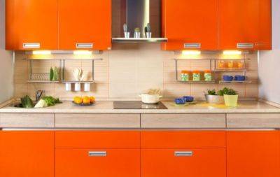 Смелый дизайн кухни в оранжевых цветах (ФОТО) - hochu.ua