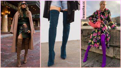 Как и с чем носить сапоги-чулки: 16 идей, которые подчеркнут ваши стройные ножки - krasotka.cc