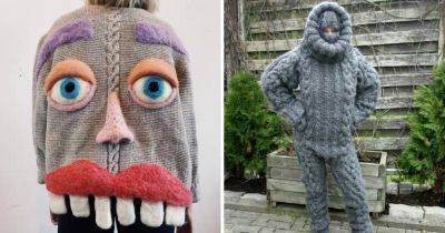 17 свитеров-приколов, которые выглядят так странно, что надеть их сможет только модник без комплексов - twizz.ru