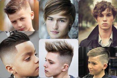 Стрижка для подростка мальчика: подростковые, молодежные для парней, короткие, модные для 12, 13,14 лет, мужская, фото, модельная - miridei.com - Сша