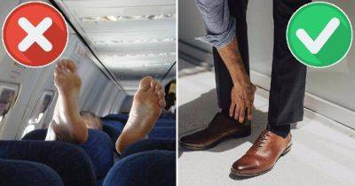 Надень обратно! Почему в самолетах лучше не снимать обувь? - leprechaun.land - республика Коми