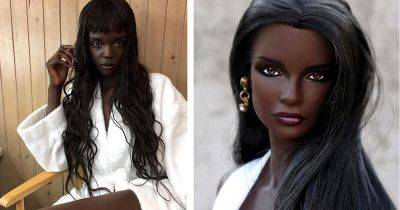 Даки Тот — потрясающая темнокожая модель с кукольной внешностью… - leprechaun.land - Австралия - Южный Судан