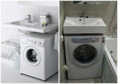 5 крутых идей, где поставить стиральную машинку в крошечной ванной комнате - leprechaun.land