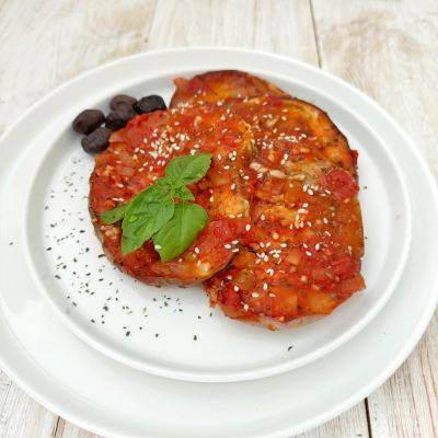 Баклажаны «гелиос» с томатами в римском стиле - kulinarniiblog.com